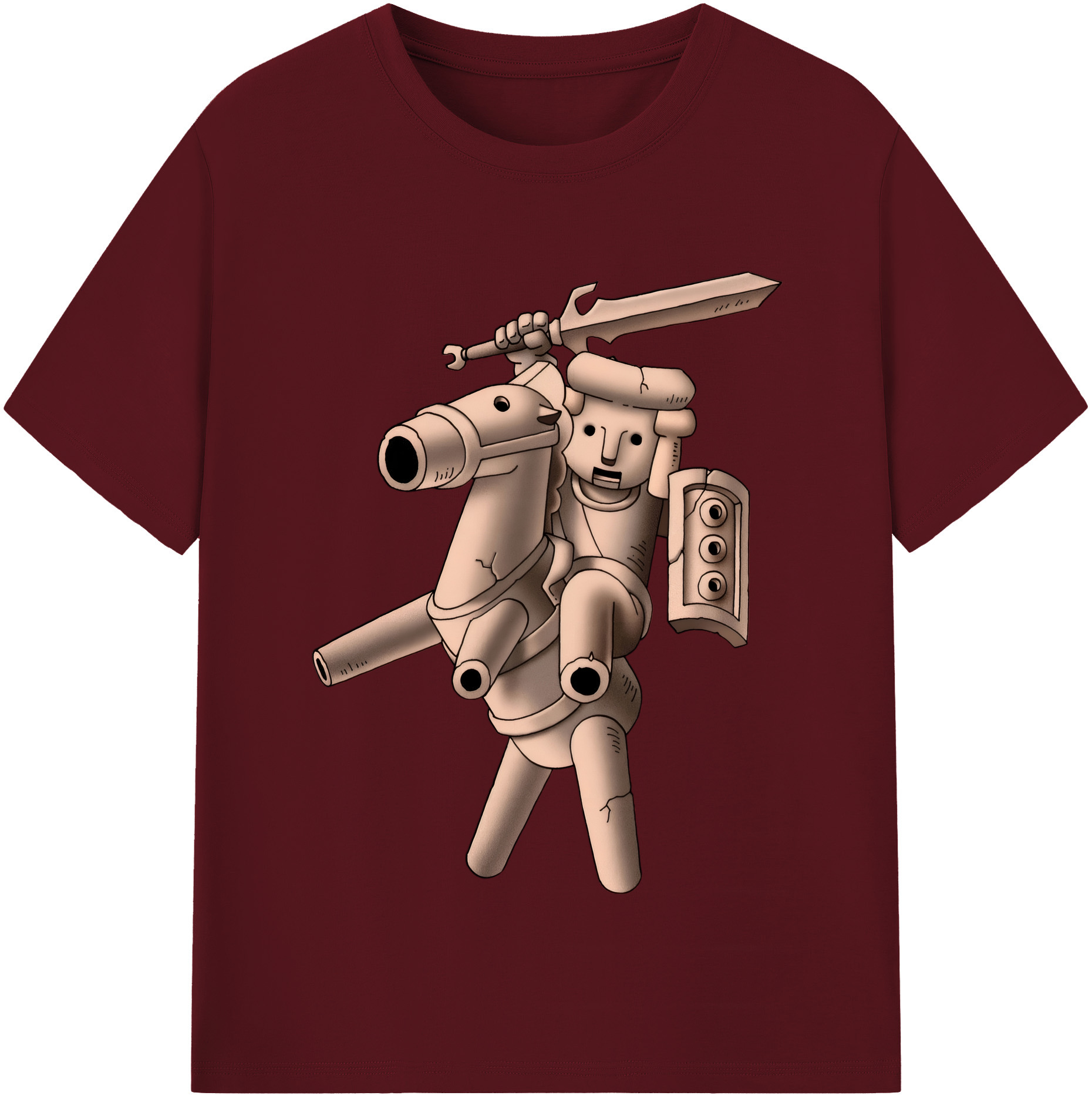 （画像用） ドラゴンクエスト Doragon Kuesuto Dragon Quest 綿100％半袖Tシャツ（フロントプリント）